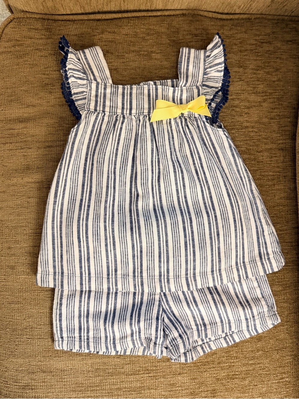 Carter's 18 Month Striped Matching Shorts Set